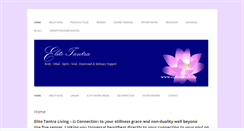 Desktop Screenshot of elitetantra.com